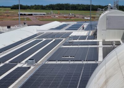Darwin international Airport rooftop PV system 930kW